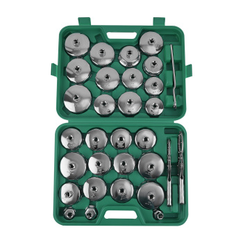 31PCS Auto Oil Filter Wrench SetCup Type 1/2 inch Drive Cap Removal Tool