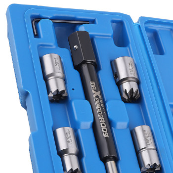 5PCS Escariador Asiento de Inyectores herramienta de Limpiar de Inyector Diesel