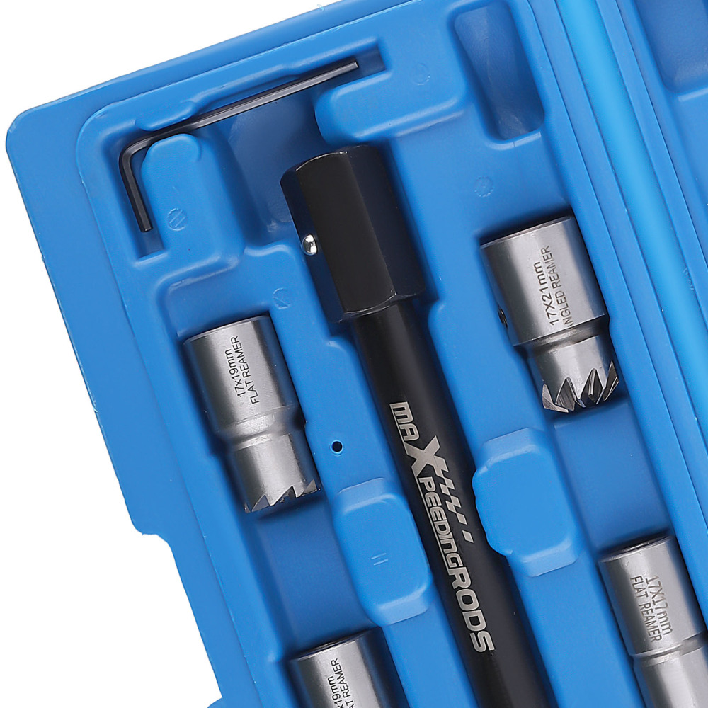 5PCS Escariador Asiento de Inyectores herramienta de Limpiar de Inyector Diesel