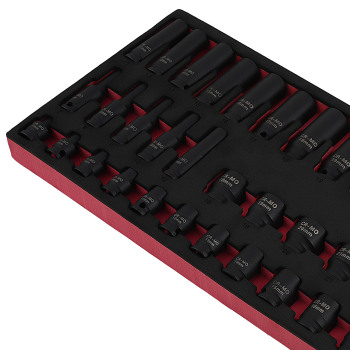 32PC 3/8 DRIVE IMPACT SOCKET SET (STANDARDDEEP) 6 POINT PROFILE