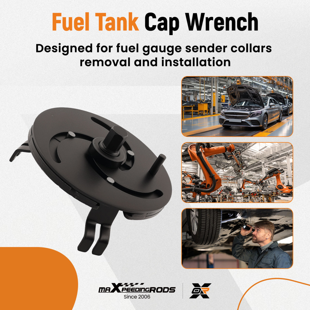 Fuel Tank Cap Pump Cover Removal Tool for Cars 100-170mm Steel Construction