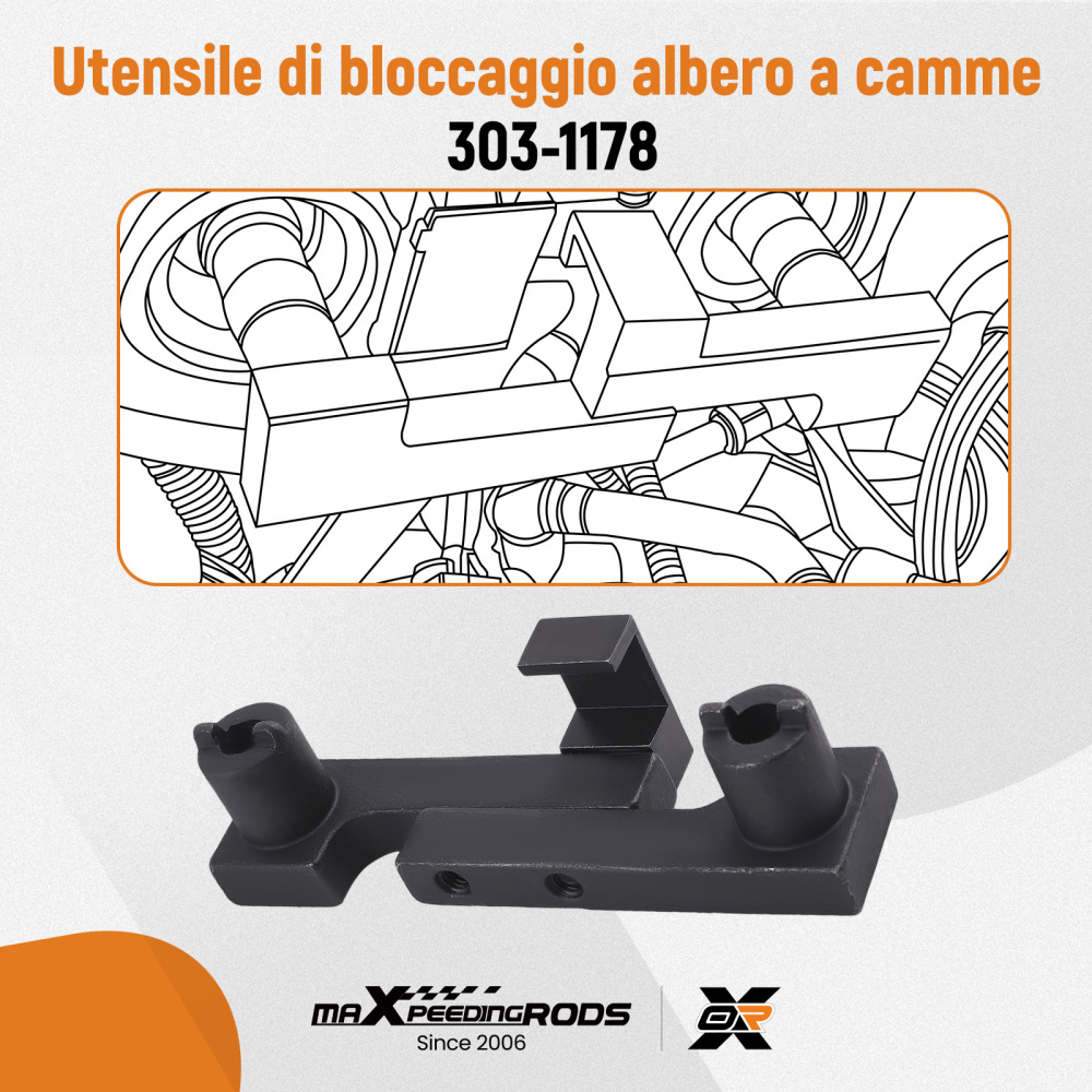 Attrezzi Bloccaggio compatibile per Ford Focus 2.5 Mondeo S-Max 2005+ 303-1179