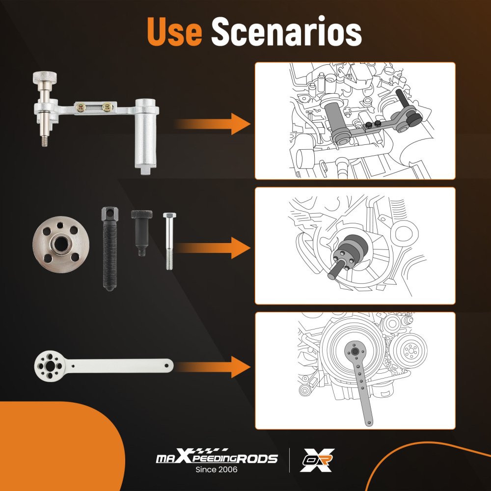Camshaft Engine Timing Tool  compatible for VOLVO B4154 B4204 engine  9997490 9997497