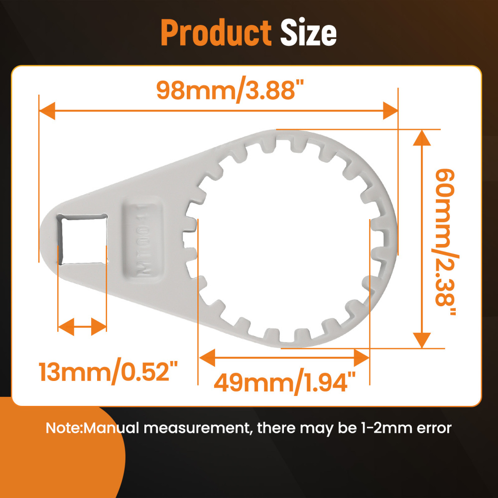 Fuel Filter Water Separator Wrench compatible for Yamaha 2006-2023 4-Strokeswith 2 O-Ring