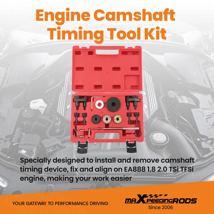 Yuesstloo Camshaft Crankshaft Engine Timing Tool Kit Compatible With Audi VW VAG 2006-2018 EA888 1.8 2.0 TSI TFSI T10355 T10060A T10352 T10368 T40011