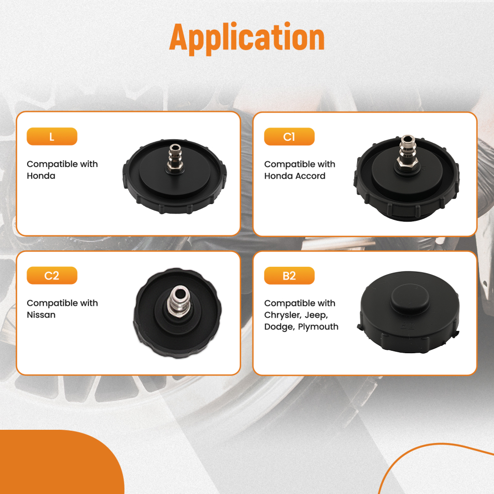 12 pcs Brake Bleeder Adapter Kit for Master Cylinder Brake Oil Bleeding Tool