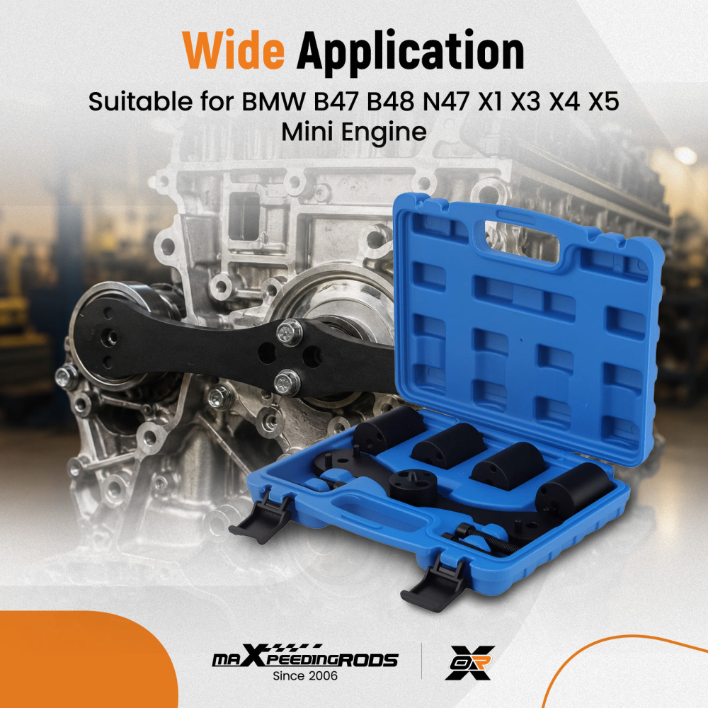9pc Timing Socket Tool Kit compatible for BMW N47 B47 B48 1-5 Series X1 X3 X4 compatible for Mini