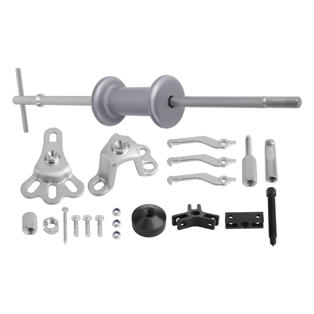 17pc Slide Hammer Dent Puller 2-3 jaw puller External Internal Bearing Remover