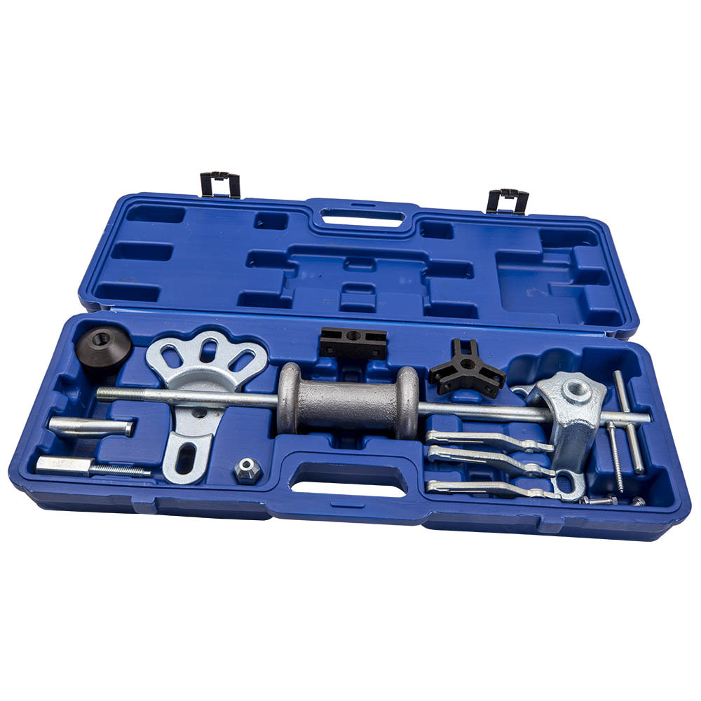 Slide Hammer Dent Puller Tool Kit Wrench Adapter Axle Bearing Hub Professional