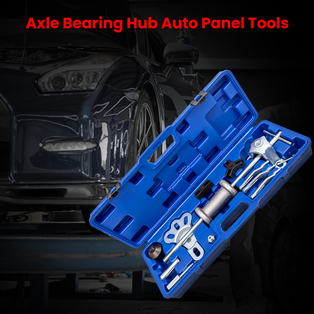 Slide Hammer Dent Puller Tool Kit Wrench Adapter Axle Bearing Hub Professional