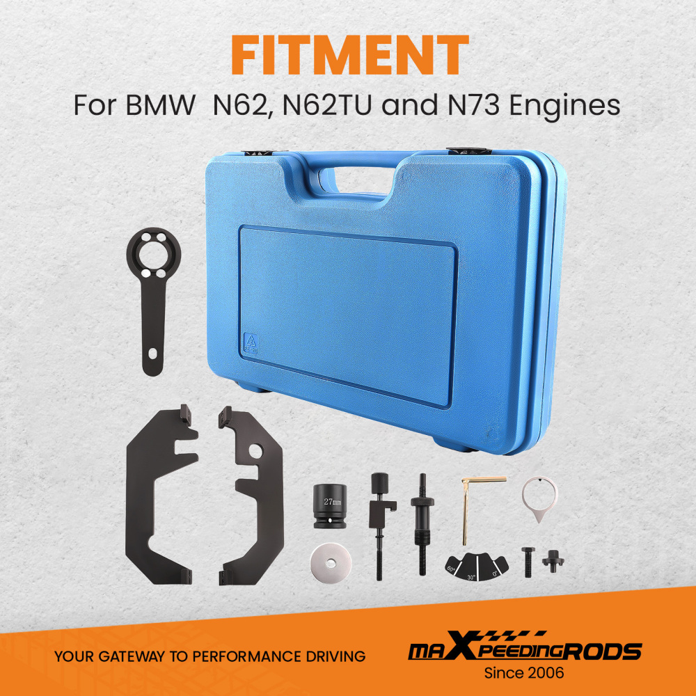 Motore Timing Chain Rimozione Installazione Tool Set compatibile per BMW E60 E61 N62 B40A