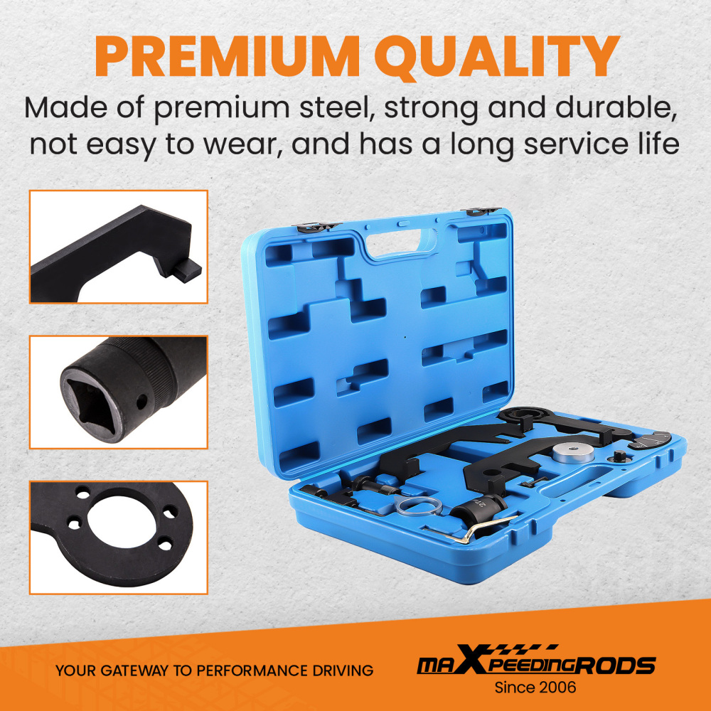 Motore Timing Chain Rimozione Installazione Tool Set compatibile per BMW E60 E61 N62 B40A