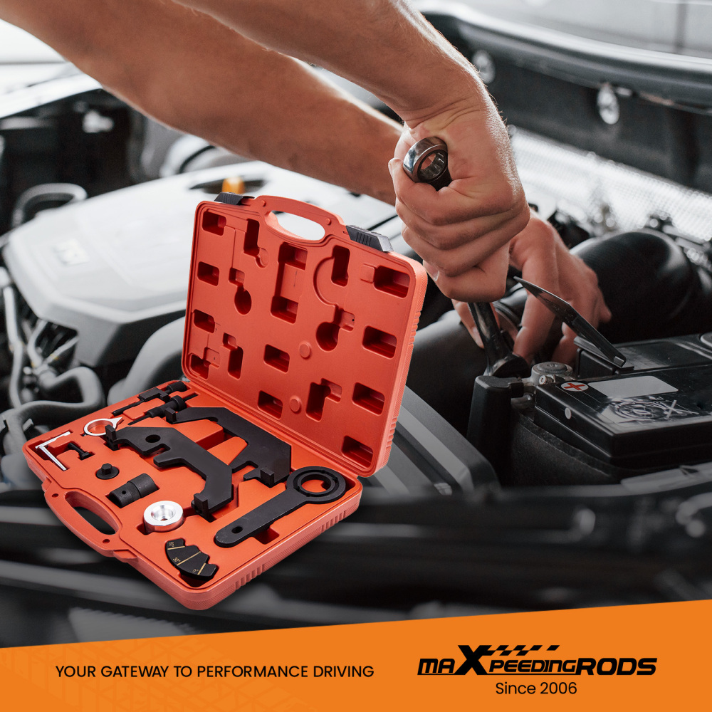 Engine Camshaft Timing Locking Tool Kit compatible for BMW N62 N73 E60 E63 E53