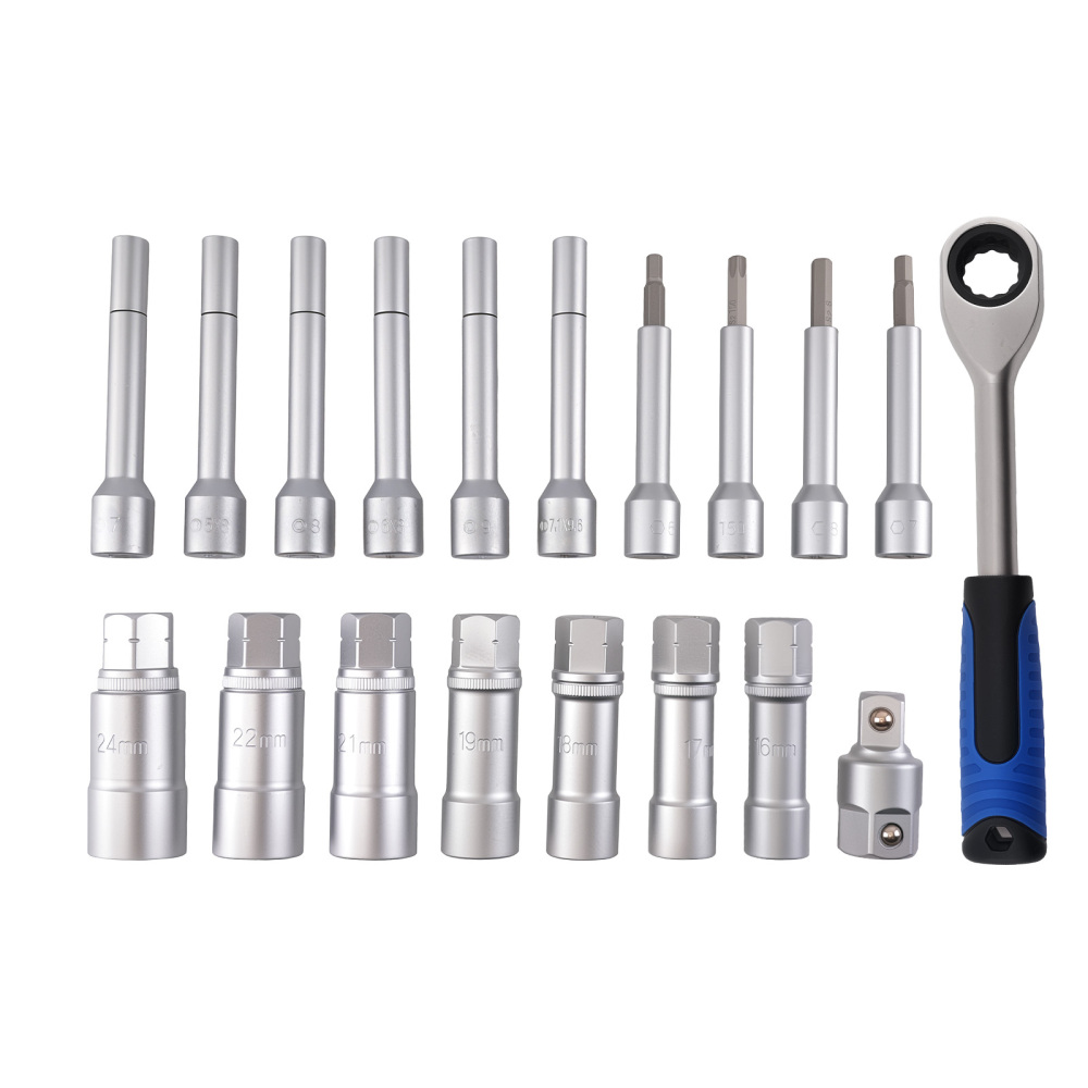 Shock Absorber Tool Kit 19x Suspension Strut Nut Removal Top Mount Service 1/2