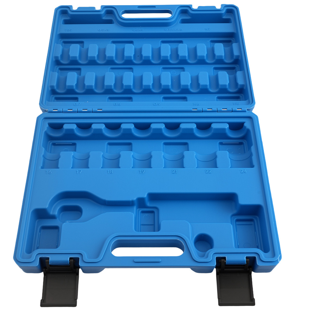 Kit Attrezzi Ammortizzatori Cricchetto Passante 1/2 for Sospensioni Auto 19 Pz