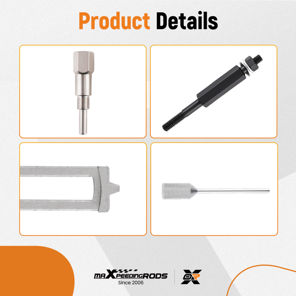 6PC Diesel Engine Timing Tool Kit compatible for Vauxhall Opel Astra H 1.9 CDTi 2004-2011