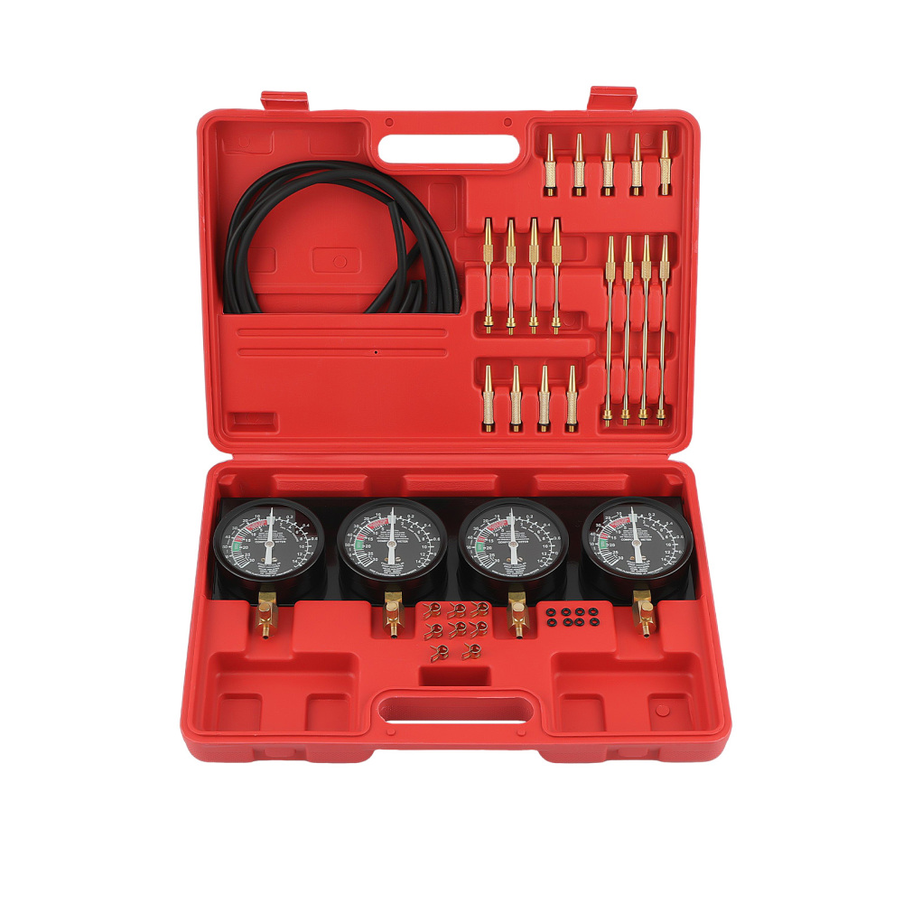 Motorcycle Fuel Vacuum Carburetor compatible for Synchronizer Carb compatible for Sync Rubber Hose Balancer