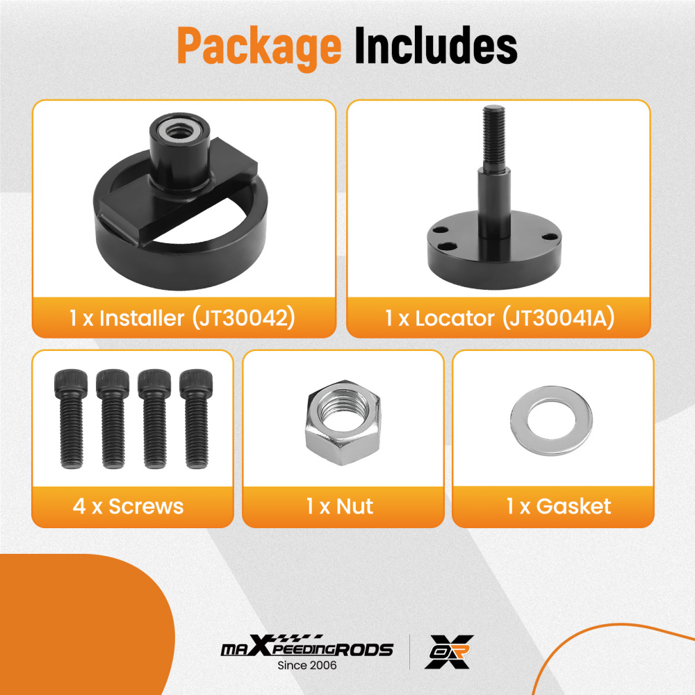 Rear Main Seal Installer Tool compatible for John Deere JD 4045 202 219 239 414 JT30040B