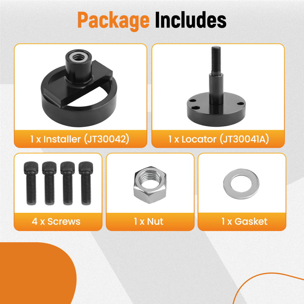 Rear Main Seal Installer Tool compatible for John Deere JD 4045 202 219 239 414 JT30040B
