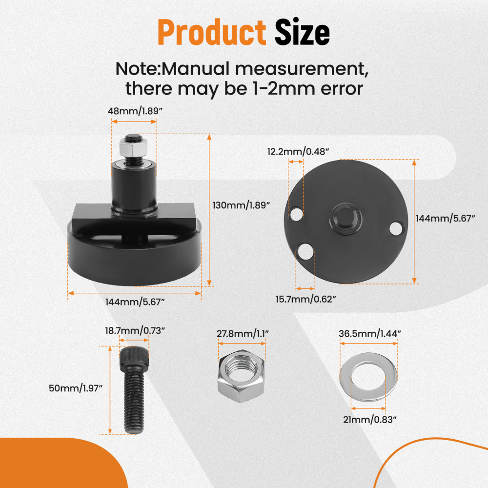 Rear Main Seal Installer Tool compatible for John Deere JD 4045 202 219 239 414 JT30040B