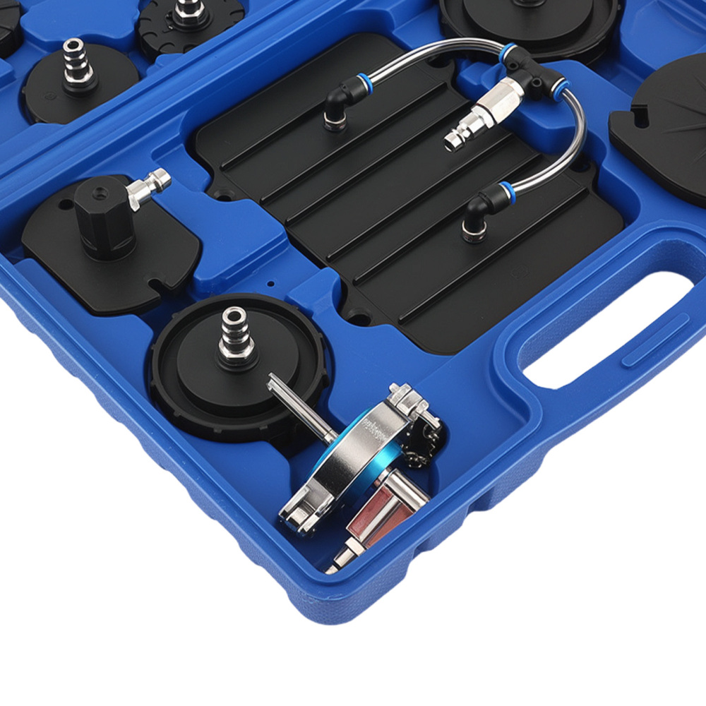 BFO 13pcs Adapters E20 Air Pressure Bleeder Tool Kit Garage Brake Bleed