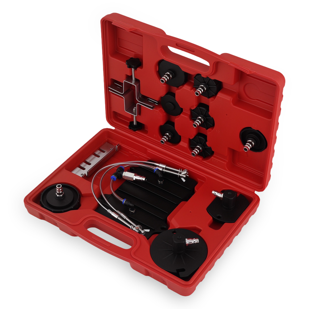 BFO 13pcs Adapters E20 Air Pressure Bleeder Tool Kit Garage Brake Bleed