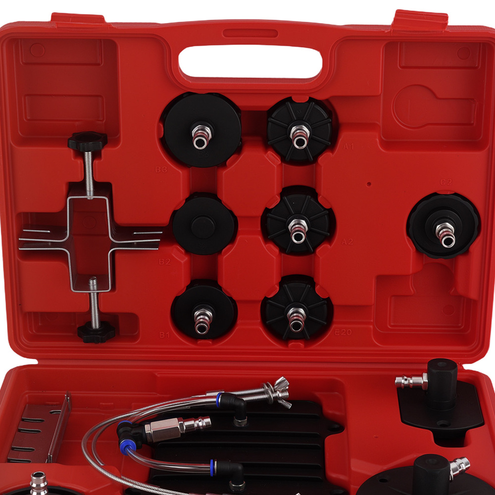 13 pcs Adaptateurs E20 air comprimé purgeur purge de frein pneumatique coffret