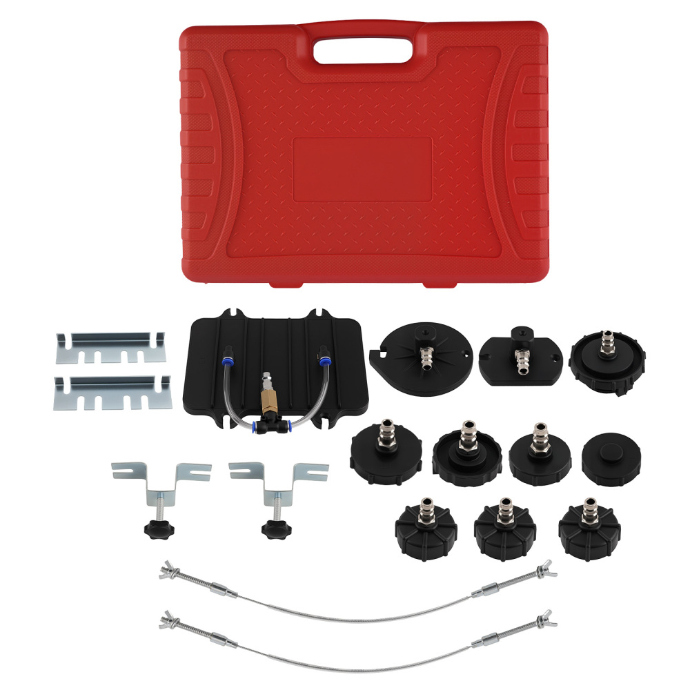 13 pcs Adaptateurs E20 air comprimé purgeur purge de frein pneumatique coffret
