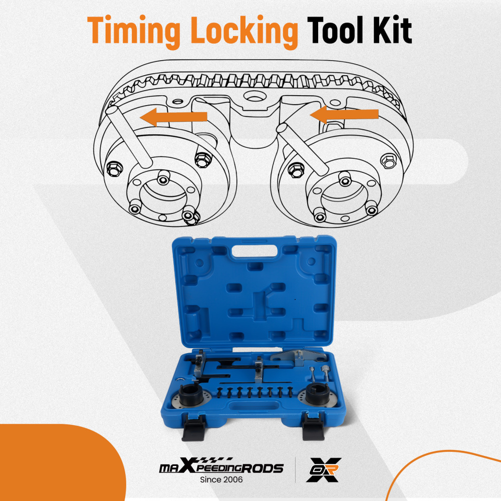 Outils De Réglage Kit de l'arbre à cames moteur compatible pour Ford 1.0 EcoBoost ECOnetic
