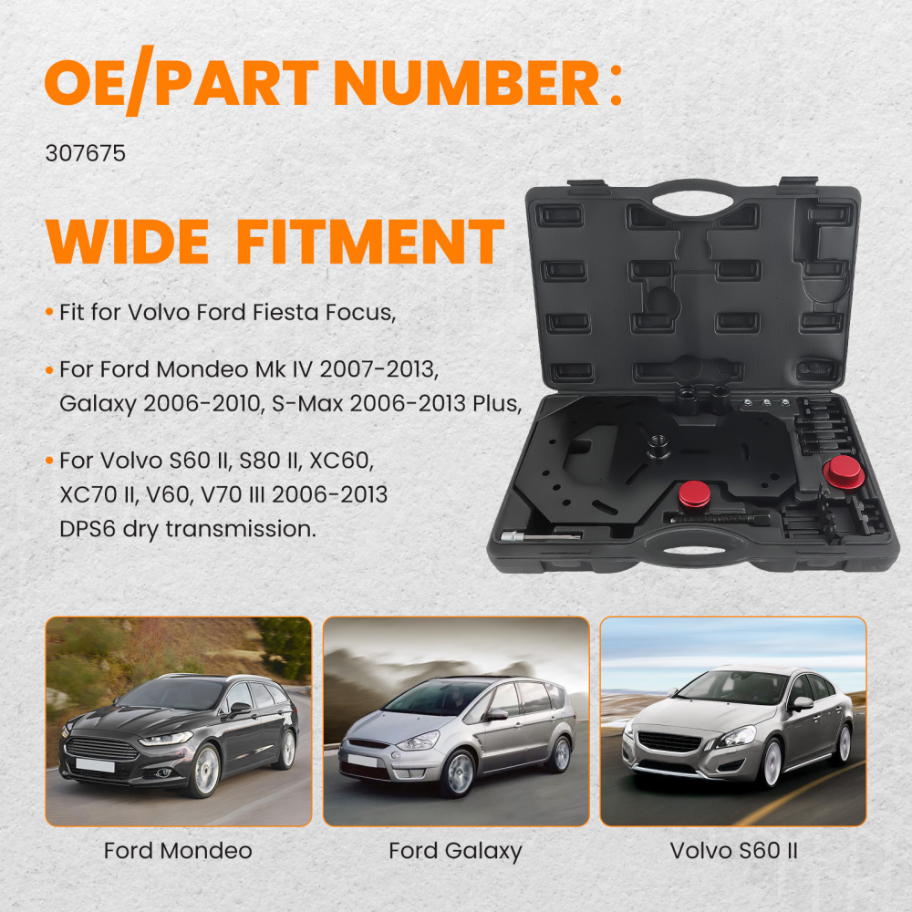 Double Clutch Dry DPS6 Transmission Installer Remover compatible for Ford Volvo Focus New