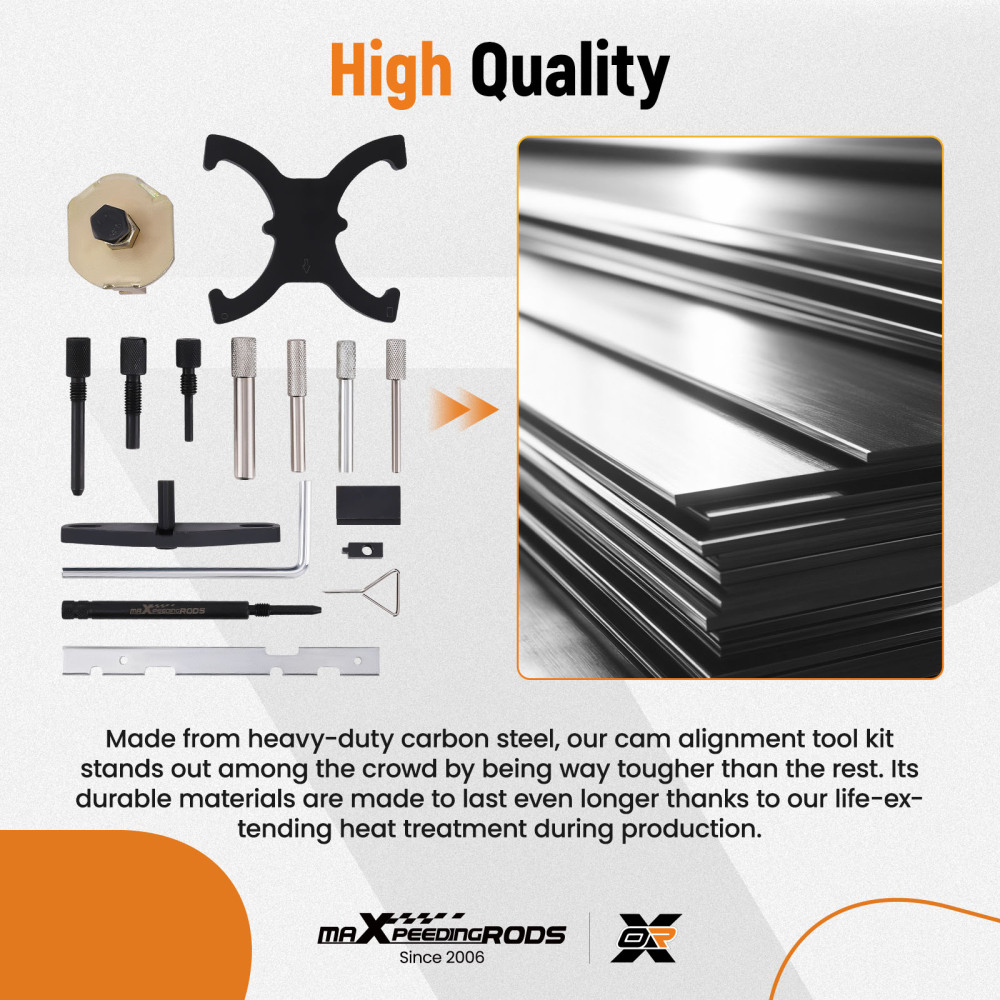 16 Piece Engine Timing Tool Kit Camshaft Flywheel Lock Kit compatible for Ford Fiesta compatible for Mazda