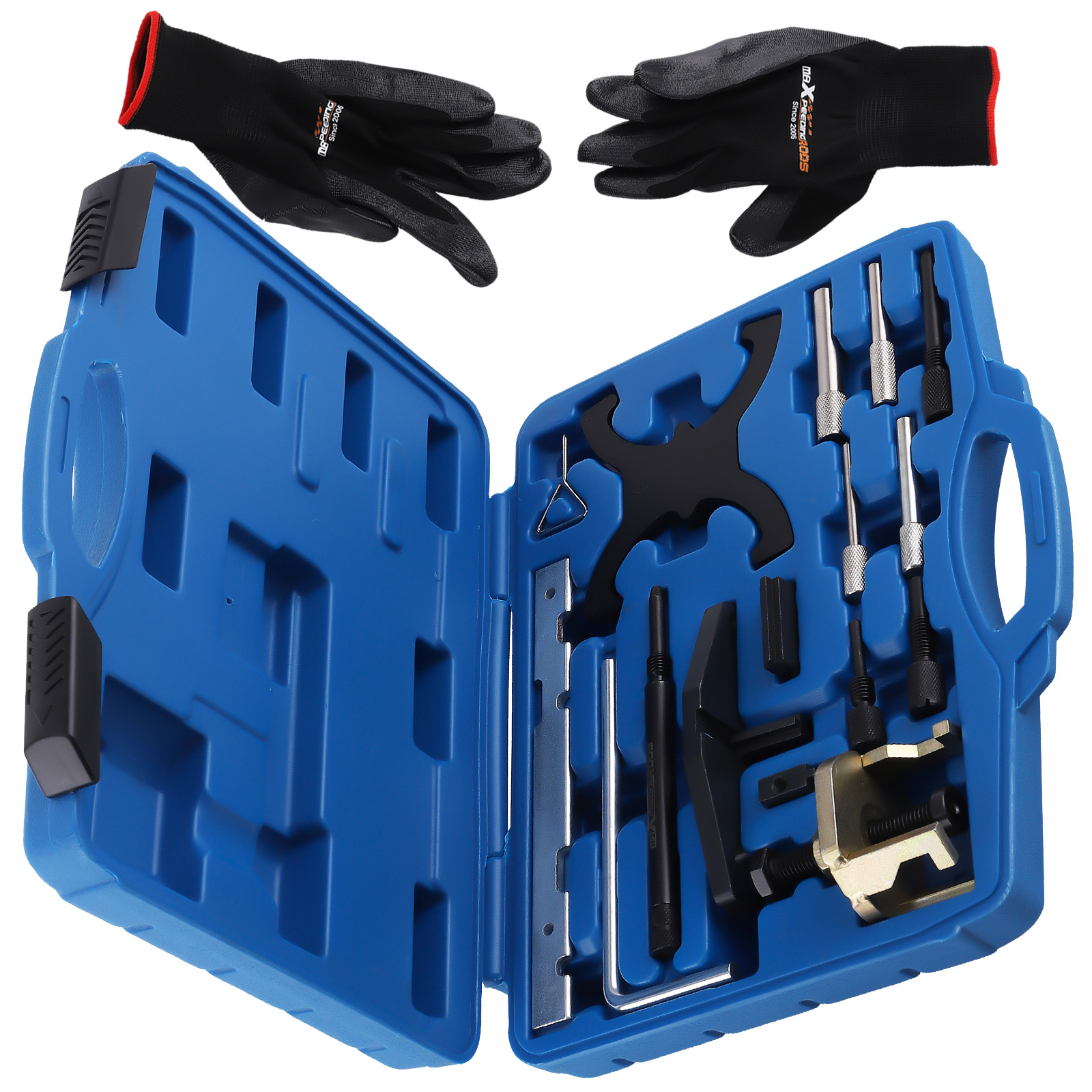 16 Piece Engine Timing Tool Kit Camshaft Flywheel Lock Kit compatible for Ford Fiesta compatible for Mazda-image-TTK-FOD-VL-B