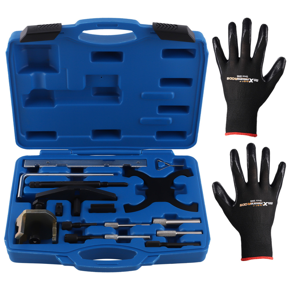 16 Piece Engine Timing Tool Kit Camshaft Flywheel Lock Kit compatible for Ford Fiesta compatible for Mazda