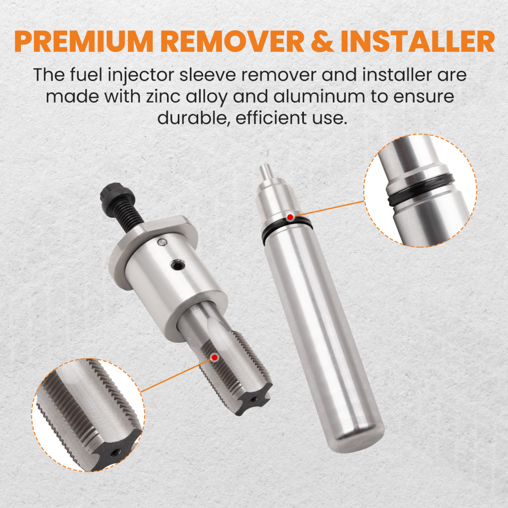 Injector Sleeve Cup Removal Installation tool Kit 1994-2003 compatible for Ford 7.3L