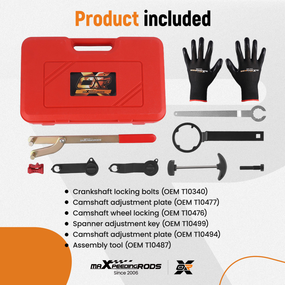 Crank Locking Timing Tool Kit compatible for VW Golf 7 1.2/1.4 TSI TFSI Petrol VAG EA211
