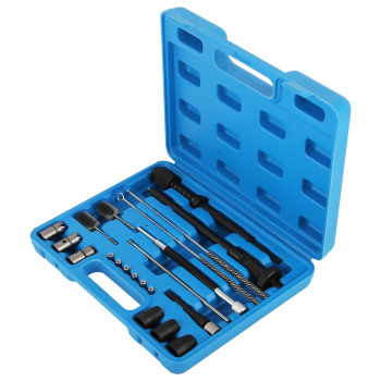21 pezzi Sede dell'iniettore pulizia dell'albero Kit Set compatibile per Peugeot Citroen BMW