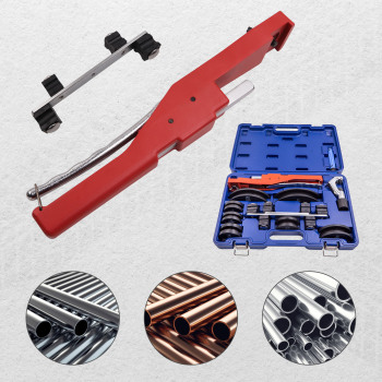 Pipe Bender HVAC Refrigeration Ratchet Tube Bender Heads Pipe Cutter Tool Set