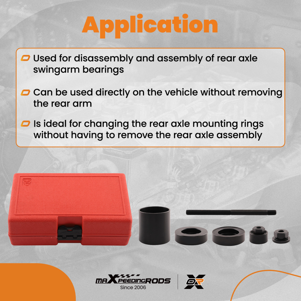 Compatible for Ford Fiesta KA Rear Axle Suspension Bush Removal Install Garage Tools Kit