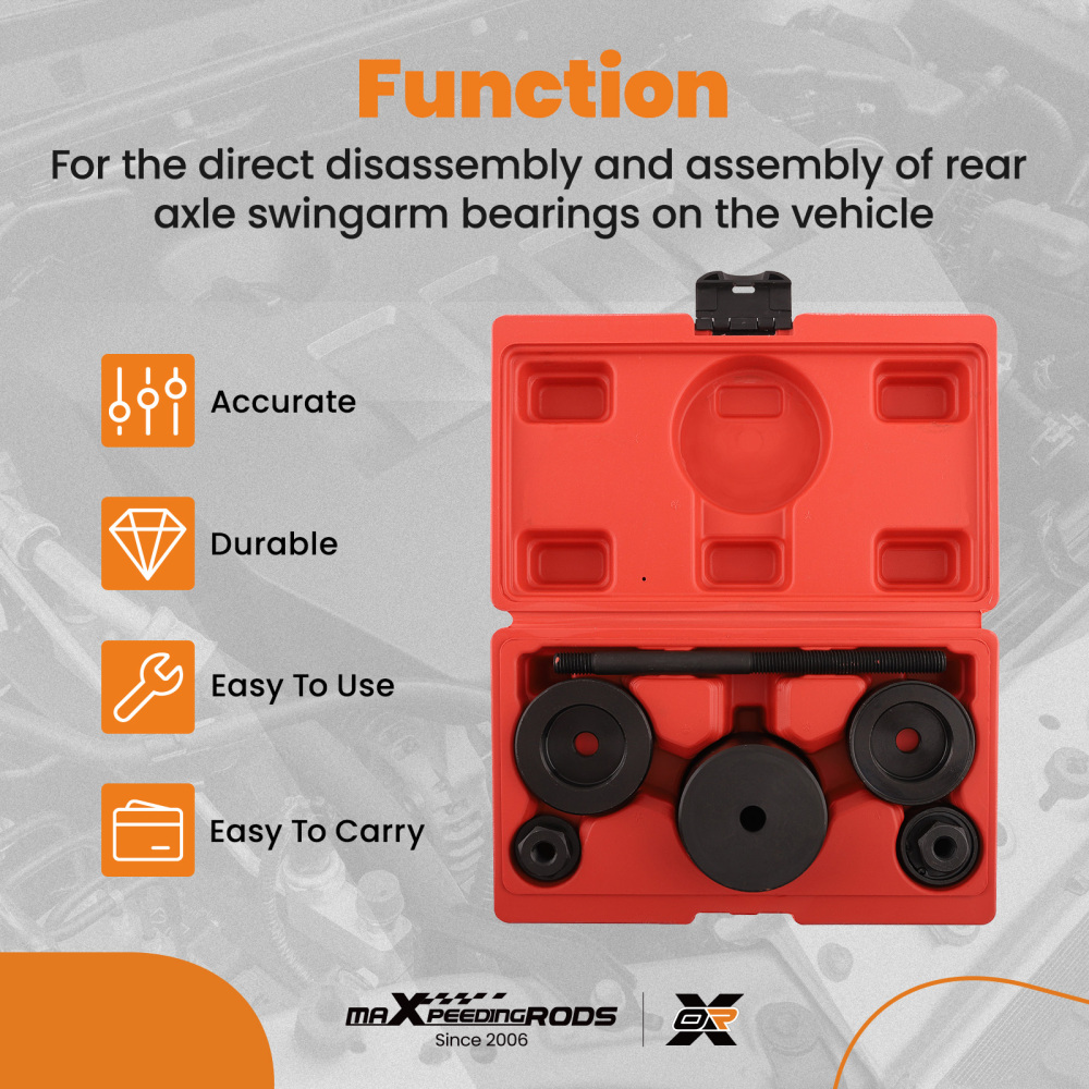 Compatible for Ford Fiesta KA Rear Axle Suspension Bush Removal Install Garage Tools Kit