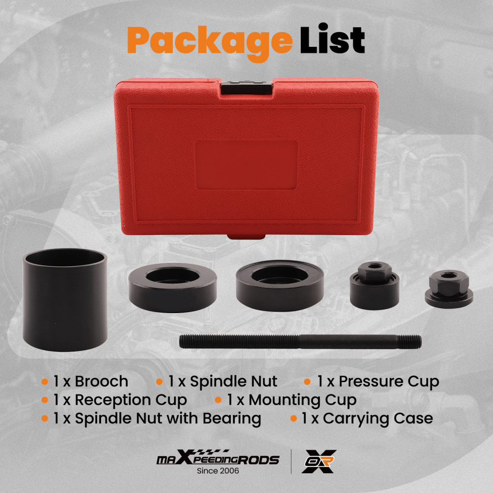 Compatible for Ford Fiesta KA Rear Axle Suspension Bush Removal Install Garage Tools Kit