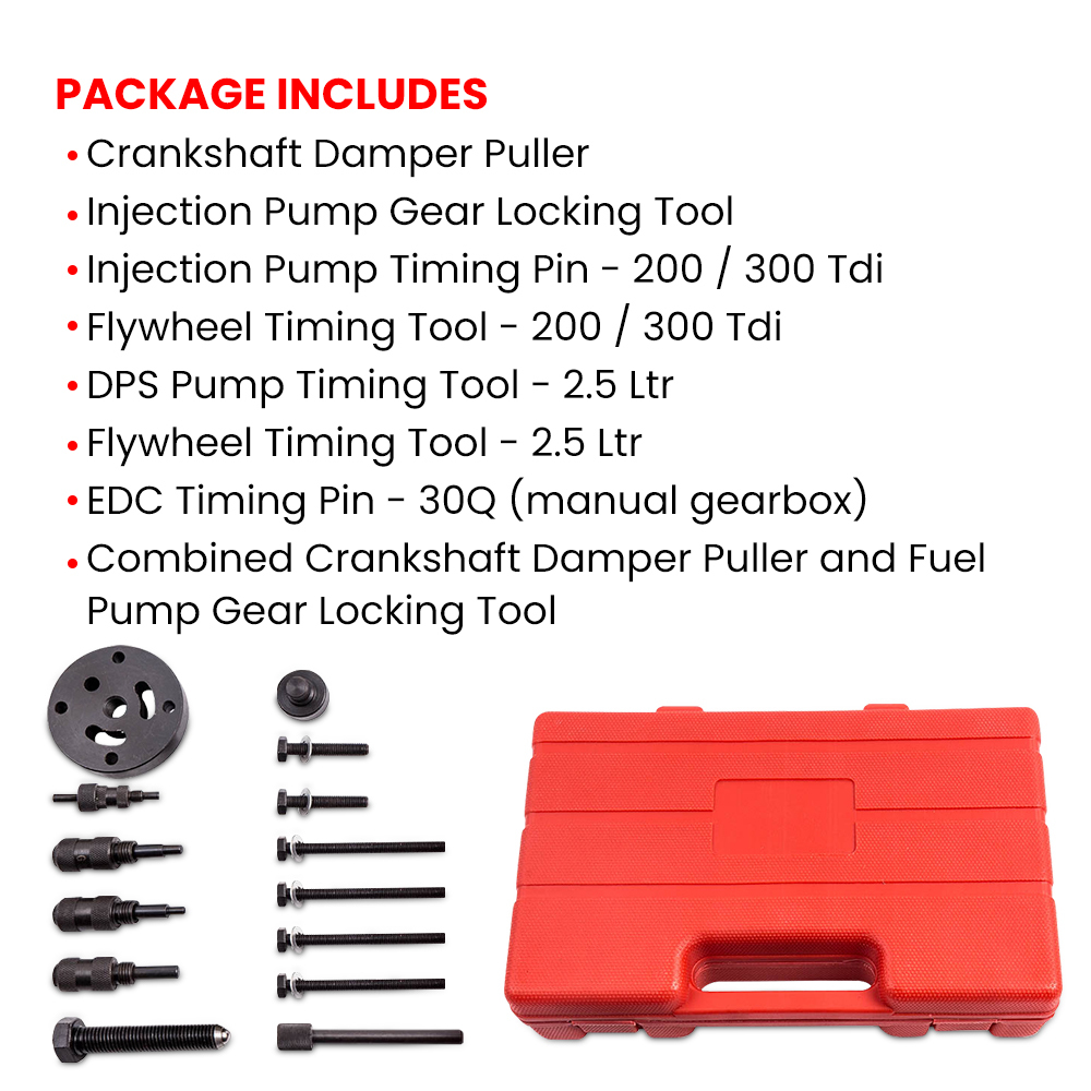 Injection Pump Gear Locking Tools compatible for Land Rover Diesel 200Tdi 300Tdi 2.5D(12J)