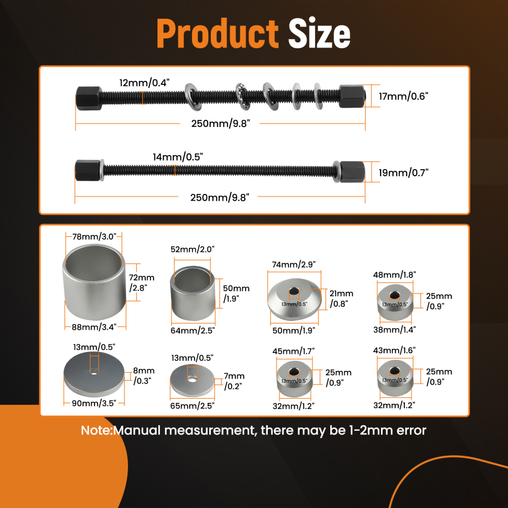 Rear Axle Arm Suspension Bushing Removal Install Tool  Bushing Puller Tool New