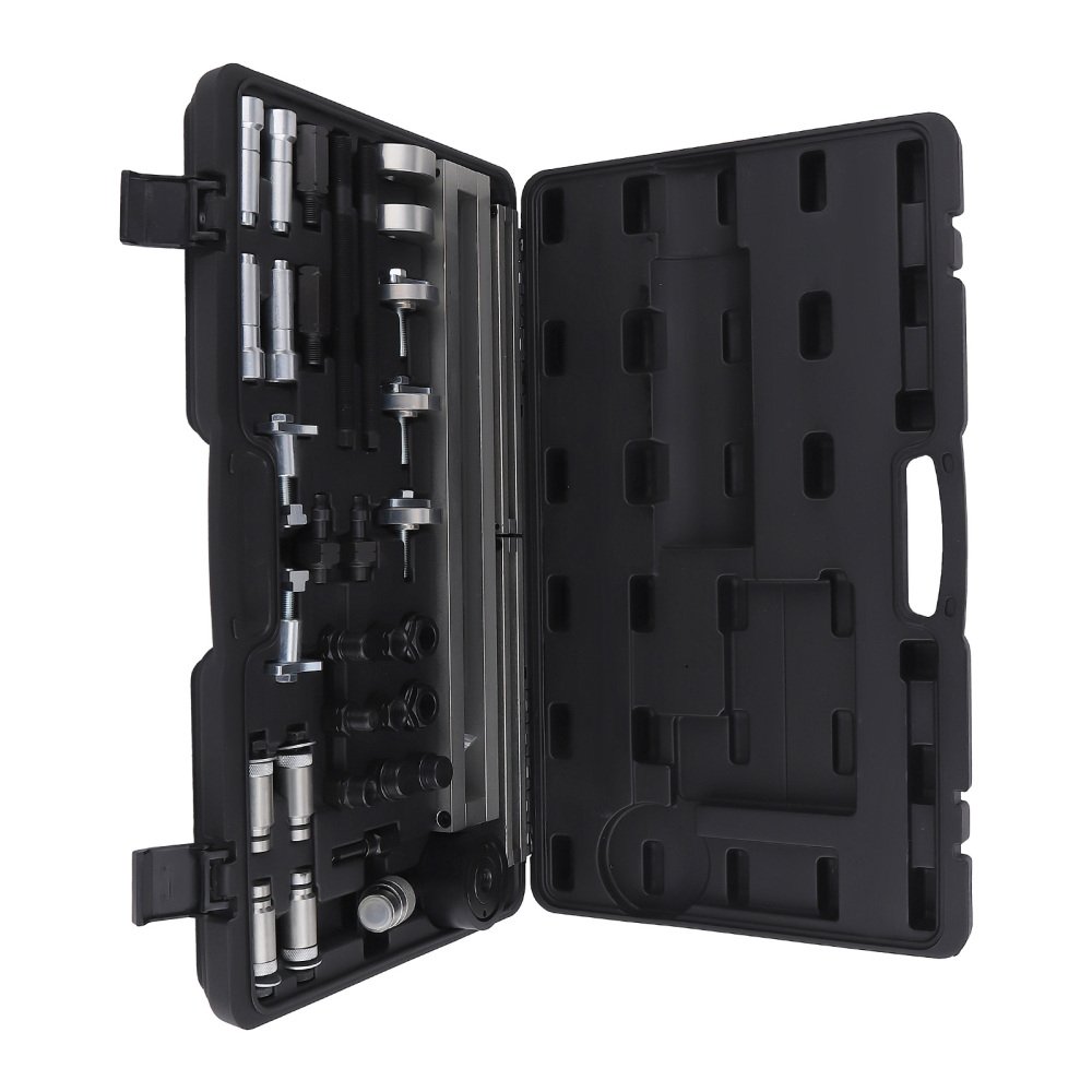 10T Hydraulic Fuel Injector Extractor Kit M14-M27 Thread 45# Steel Heavy Duty