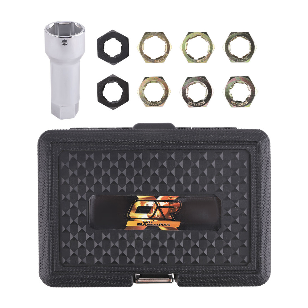 Axle Spindle Thread Chaser Set Thread Rethreading Restorer Tool Metric M20 M22