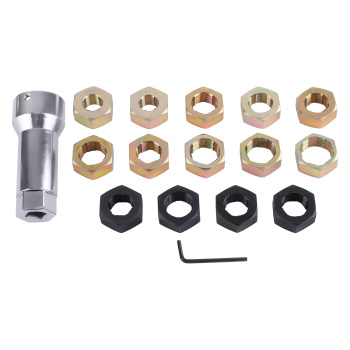 16-Piece Axle Spindle Thread Chaser Set, Thread Rethreading Restorer Tool Metric