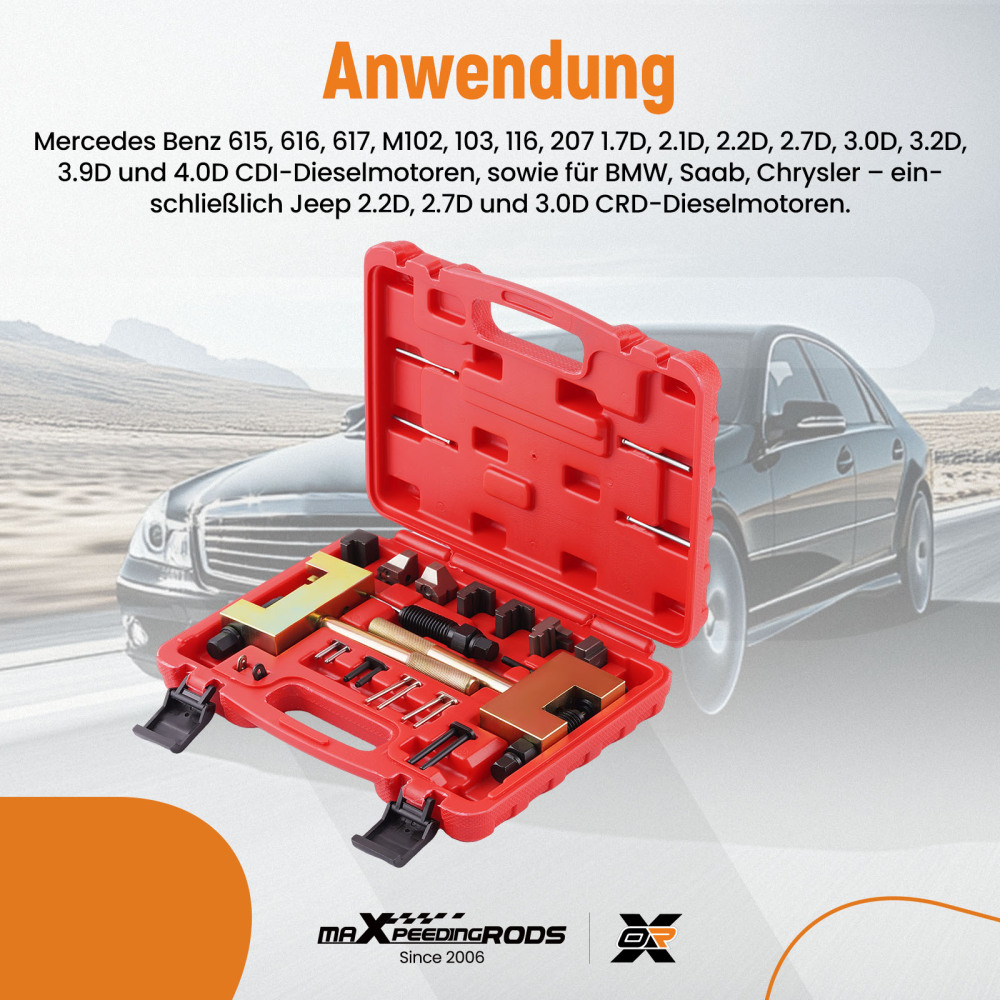 Camshaft Timing Chain Change Engine Rivet Tool Kit compatibile per Mercedes 615, 616, 617