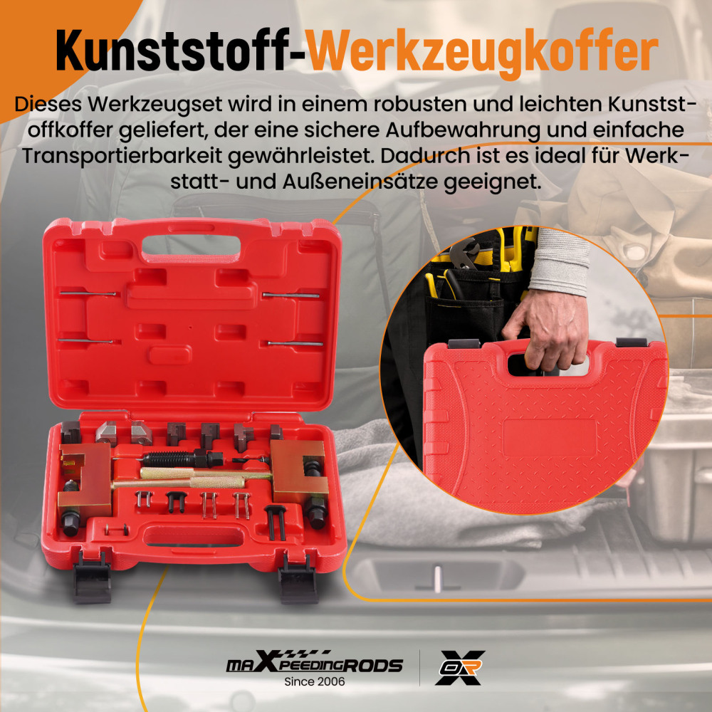 Camshaft Timing Chain Change Engine Rivet Tool Kit compatibile per Mercedes 615, 616, 617