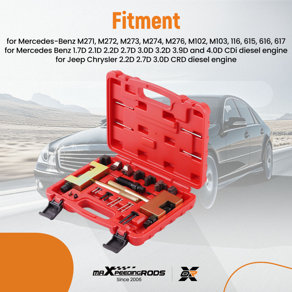 Camshaft Timing Chain Change Engine Rivet Tool Kit compatibile per Mercedes 615, 616, 617