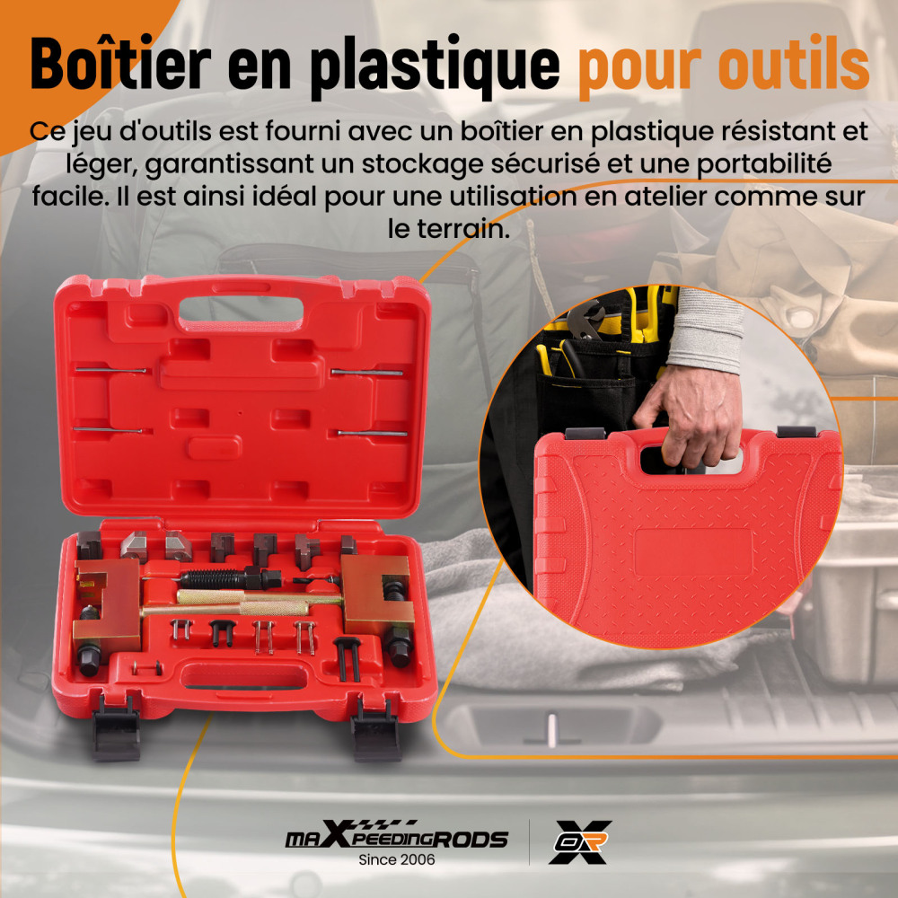 Camshaft Timing Chain Change Engine Rivet Tool Kit compatibile per Mercedes 615, 616, 617