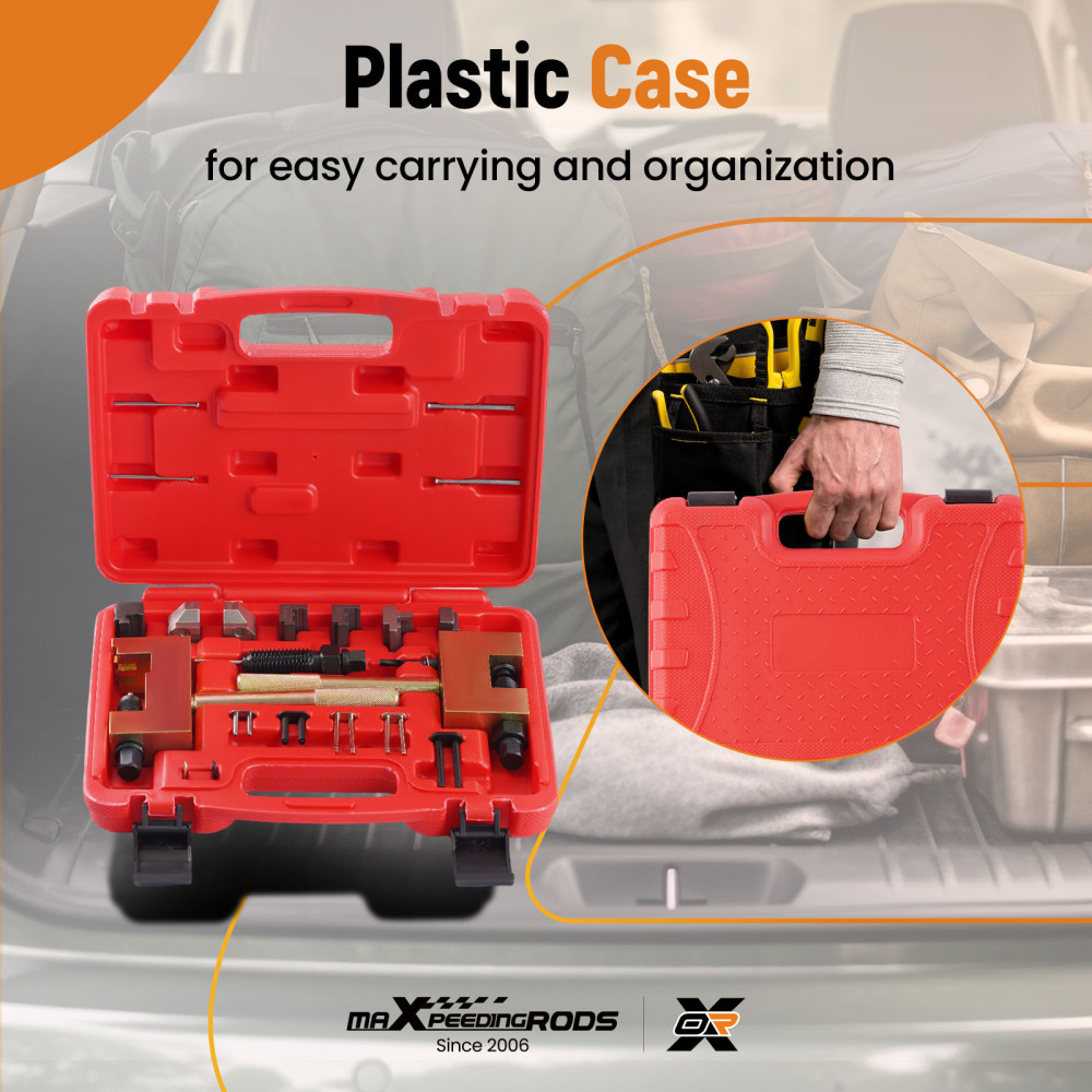 Camshaft Engine Timing Chain Riveting Tool Kit compatible for Mercedes Benz M271 M272 M273